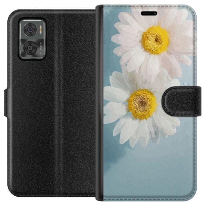 iSecrets - Plånboksfodral till Motorola Moto E22i med Sommarblommor