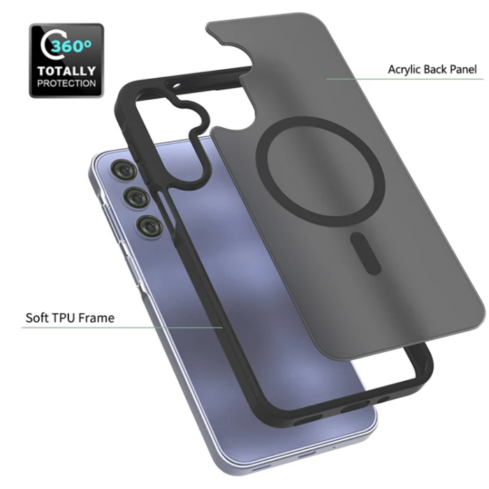 Boom of Sweden - BOOM Galaxy XCover 7 Mobilskal Magsafe Acrylic TPU - Svart