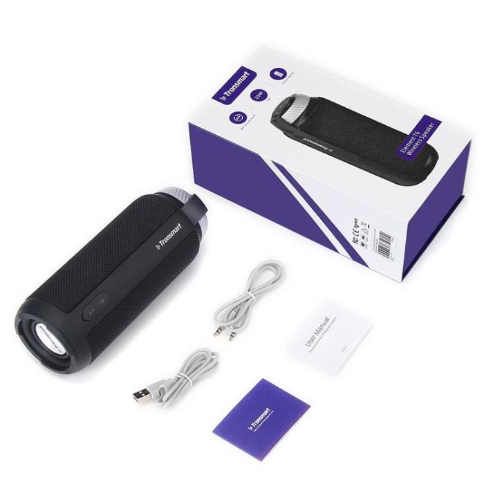 UTGATT5 - Tronsmart T6 Bärbar Trådlös Bluetooth 4.1 Högtalare 25W - Röd