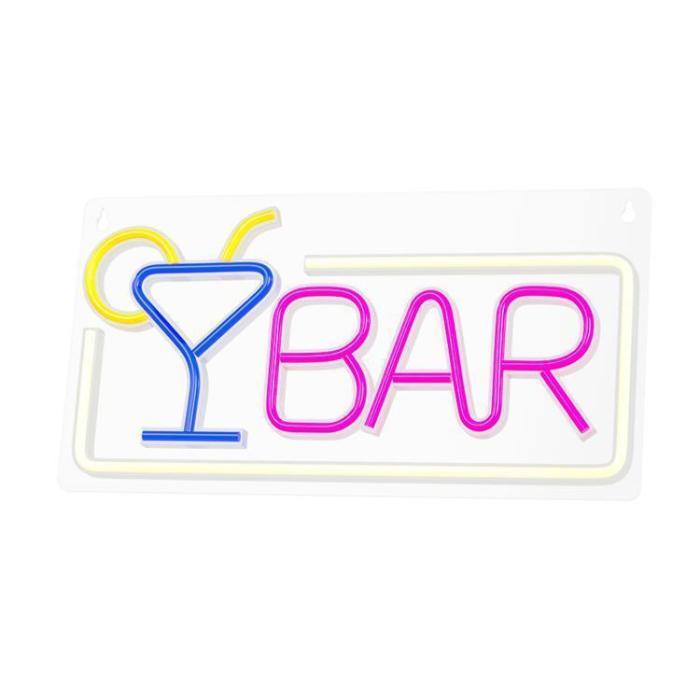 Forever Light - Forever Light LED Neon PLEXI BAR FPNE01X - Flerfärgad