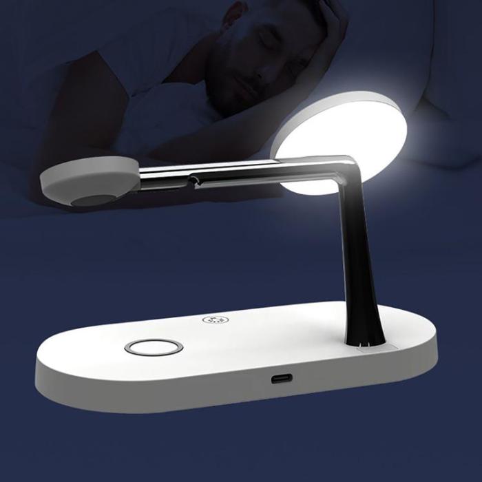 UTGATT - Tech-Protect 3-i-1 Magsafe Trådlös Laddare iPhone, Apple Watch, Airpods - Vit
