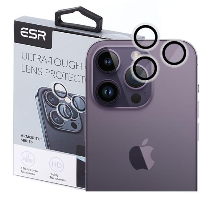 UTGATT - ESR iPhone 15 Pro Max/15 Pro Kameralinsskydd i Härdat Glas