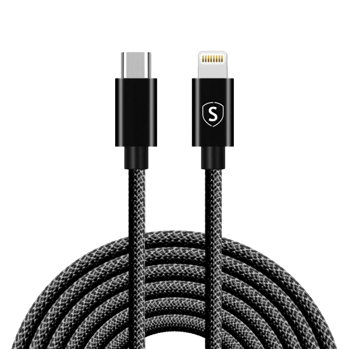 SiGN - SiGN USB-C till USB-C kabel 100W, 1m - Svart