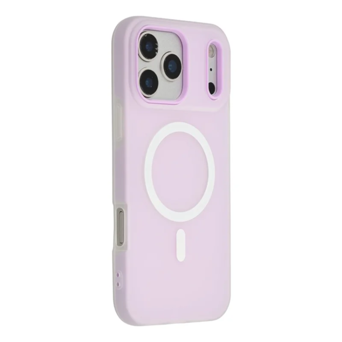 A-One Brand - iPhone 17 Pro Mobilskal Magsafe Frosted - Lila