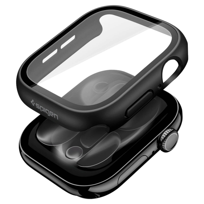 Spigen - Spigen Apple Watch 10/11 (46mm) Skal Skin Fit 360 - Svart
