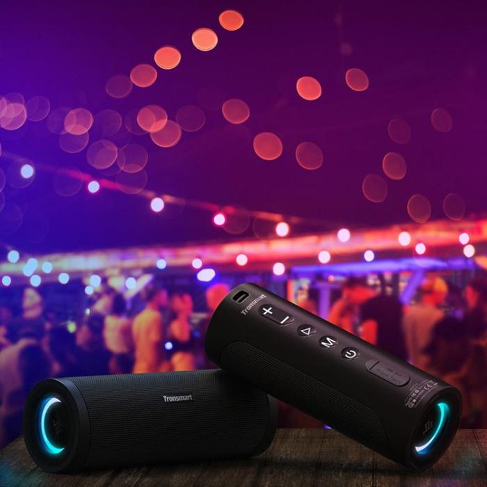 Tronsmart - Tronsmart T6 Pro 45W Bluetooth 5.0 Trådlös Högtalare LED - Svart