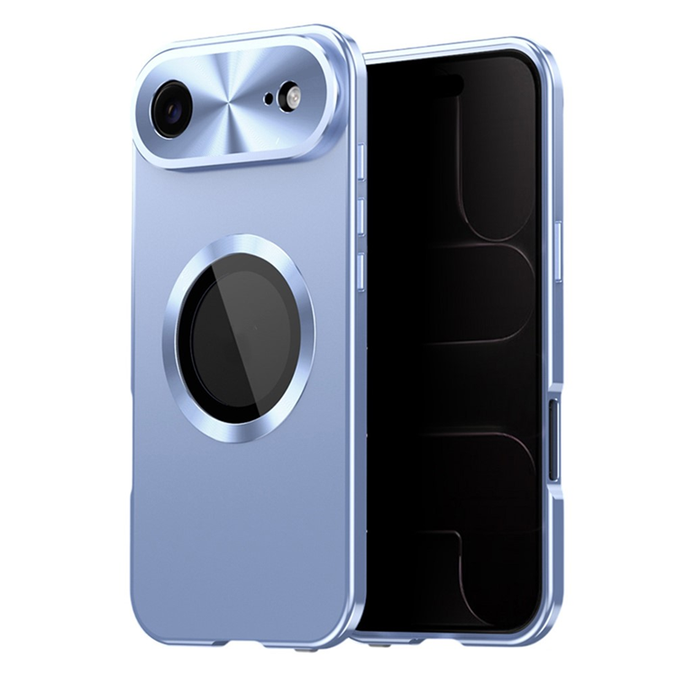 iPhone Air Mobilskal MagSafe med Skärmskydd PC + Metal - Blå | 2353 | AlltMobil