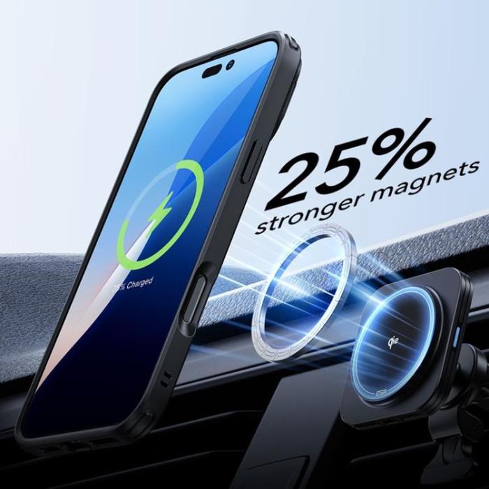 ESR - ESR iPhone 16 Pro Max Mobilskal Magsafe Halolock Och Härdat Glas