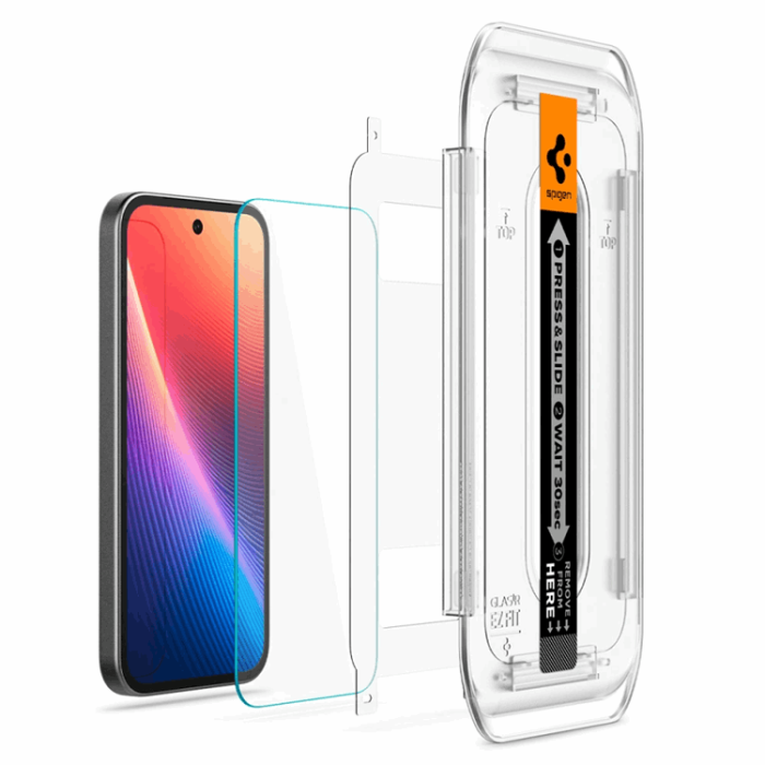 Spigen - [2-Pack] Spigen Google Pixel 9a Härdat Glas Skärmskydd 'EZ Fit