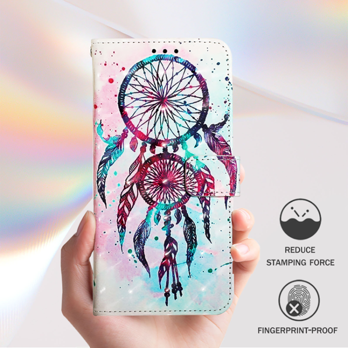 A-One Brand - iPhone 17 Pro Plånboksfodral Printing Pattern Med Strap