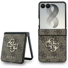 Guess - Guess Mobilskal F&ouml;r Galaxy Z Flip 8 Big 4G Logo - Brun