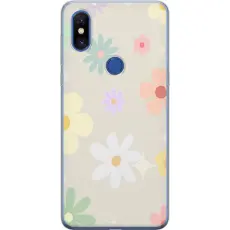 Gustaf - Mobilskal till Xiaomi Mi Mix 3 med fejdande blommor