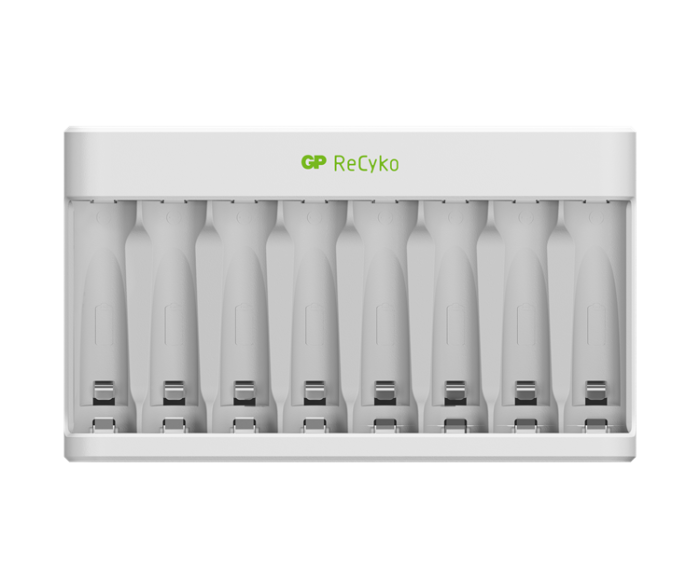 UTGATT1 - GP ReCyko Econ Laddare W/4xAA + 4xAAA (PB)