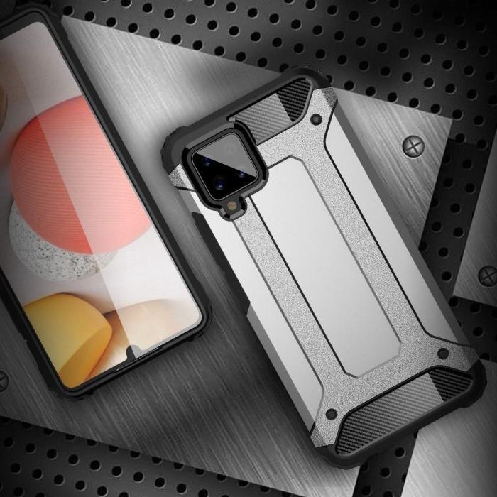 Forcell - Galaxy A12/M12 Skal Forcell Armor Hårdplast - Svart