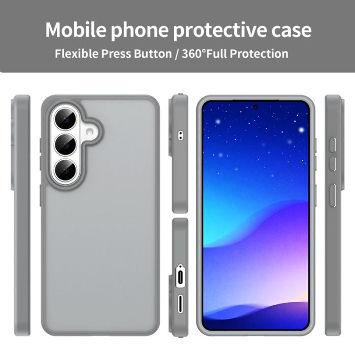 OEM - Samsung Galaxy S26 Skal Touch Matte Anti Drop TPU - Silver