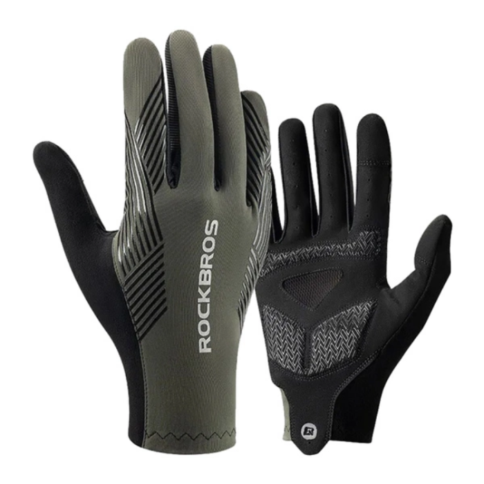 Rockbros - Rockbros Cykling Handskar L Shock-Absorbing - Svart/Grön