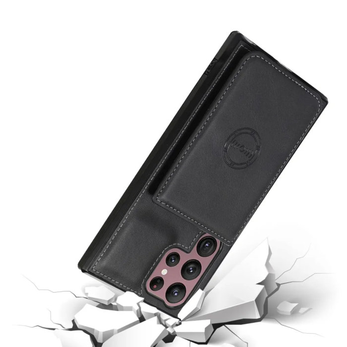 OEM - Galaxy S23 Ultra Plånboksfodral - Svart