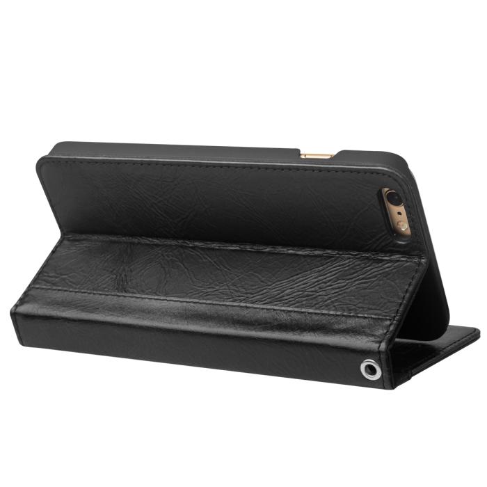 UTGATT - CoveredGear Boston Wallet i äkta läder till iPhone 6/6S - Svart