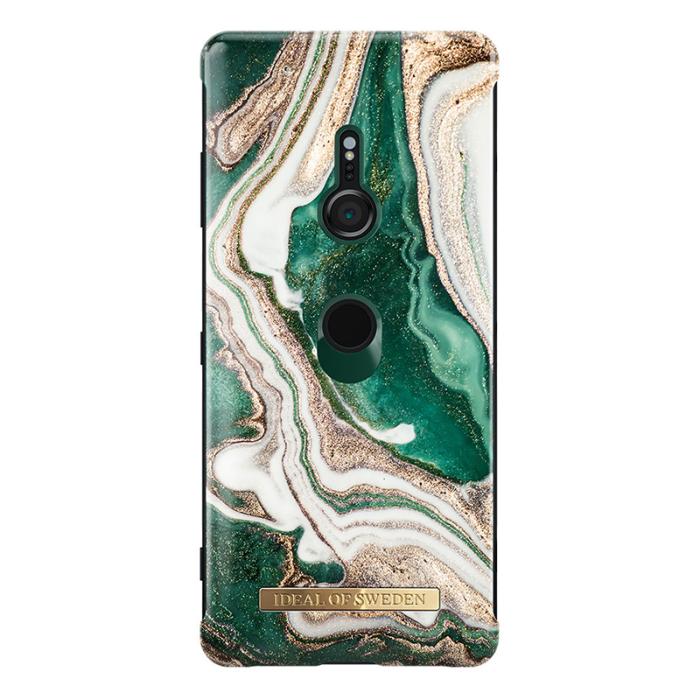 UTGATT5 - iDeal of Sweden Fashion skal Sony Xz3 Golden Jade Marble