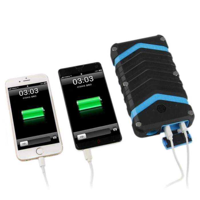 UTGATT5 - Rugged Vattentät Powerbank - 18000 mAH - Blå