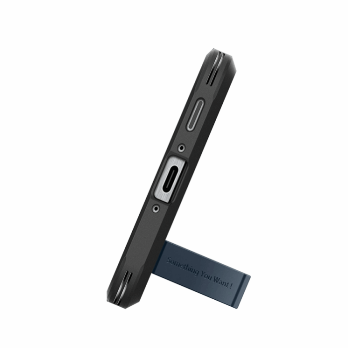 Spigen - Spigen Galaxy A56 5G Mobilskal Tough Armor - Metal Slate