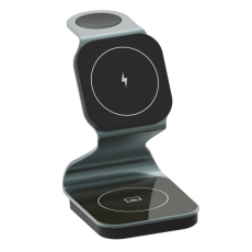 A-One Brand - Trådlös Laddare Magnetic iPhone,Apple Watch,AirPods - Svart