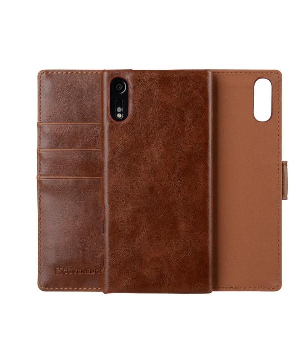 UTGATT4 - CoveredGear Signature Plånboksfodral till Sony Xperia XZ - Brun