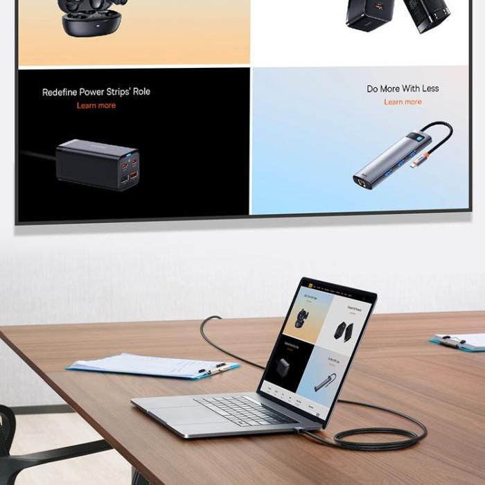 UTGATT1 - Baseus High Definition Series HDMI 2.0 4K 60Hz 5m Kabel - Svart