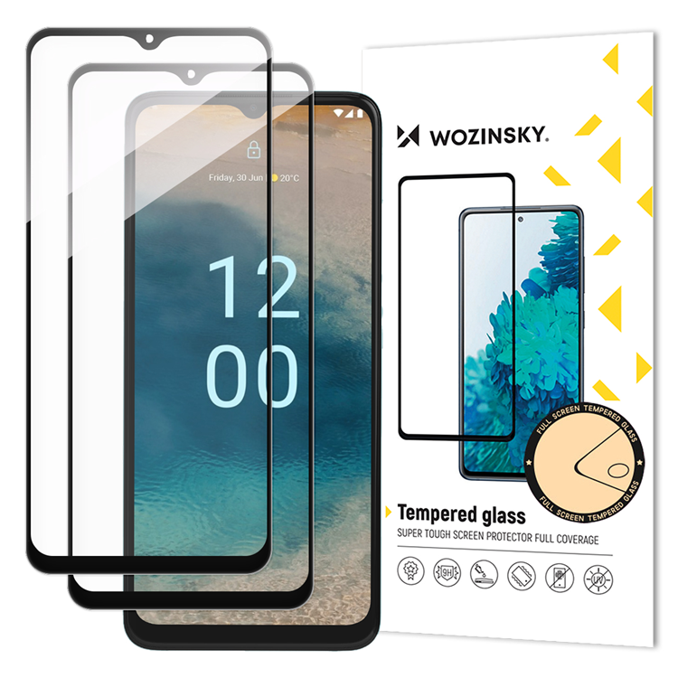 [2 PACK] Wozinsky Nokia G22 Härdat Glas Skärmskydd Full Glue | 5468 | AlltMobil