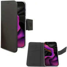 Celly - Celly iPhone 15 Plus Pl&aring;nboksfodral Wally - Svart
