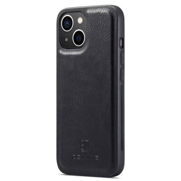 DG.MING - DG.MING iPhone 14 Plus Plånboksfodral Split Detachable Flip - Svart