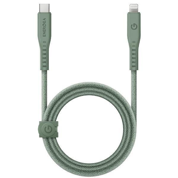 Energea USB-C till Lightning Kabel 60W 3A 1.5m - Grön | 3541 | AlltMobil
