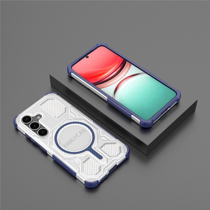 A-One Brand - BIBERCAS Galaxy S25 Plus Mobilskal MagSafe J-16 Transparent