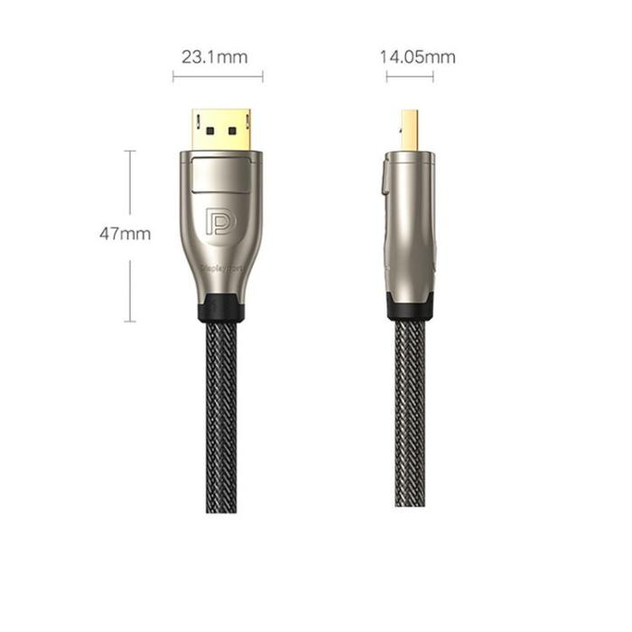 UTGATT - Ugreen DisplayPort 1.4 Kabel 2m - Grå