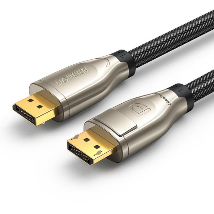 UTGATT - Ugreen DisplayPort 1.4 Kabel 2m - Grå