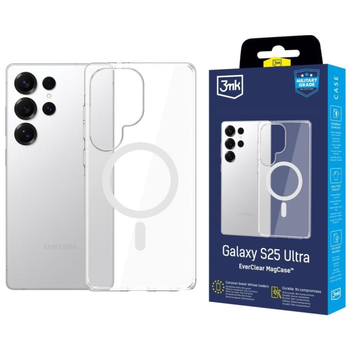 3MK - 3MK Galaxy S25 Ultra Mobilskal MagSafe EverClear - Transparent