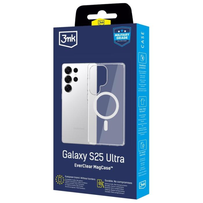3MK - 3MK Galaxy S25 Ultra Mobilskal MagSafe EverClear - Transparent
