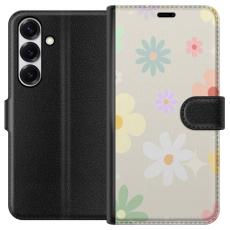 iSecrets - Plånboksfodral till Samsung Galaxy S25 med fejdande blommor