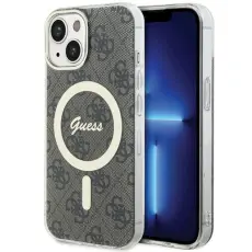 Guess - Guess Mobilskal till iPhone 15/14/13 MagSafe IML 4G - Brun