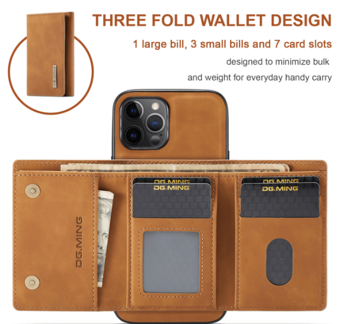 DG.MING - M1 DG.MING Magnetic Wallet Korthållare - Coffee