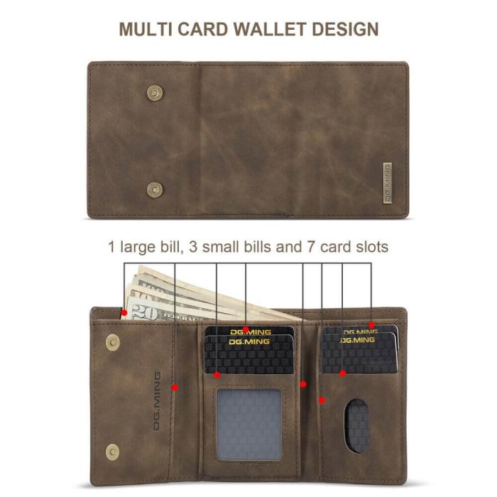 DG.MING - M1 DG.MING Magnetic Wallet Korthållare - Coffee