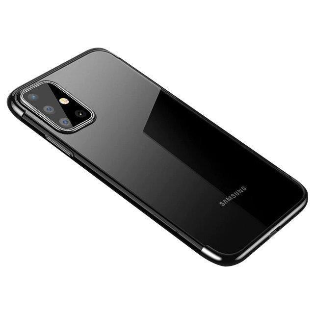 TPU Electroplating Mobilskal Samsung Galaxy A72 - Svart | 2353 | AlltMobil