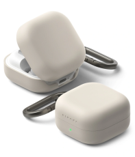 Ringke - Ringke Skal F&ouml;r Galaxy Buds 4/4 Pro Silikon - Stone