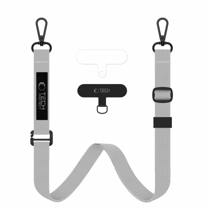 Tech-Protect - Tech-Protect Universal Mobilrem Crossbody C6S - Crayon Grå