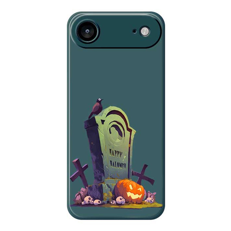 iPhone Air Mobilskal med Halloween Tombstone Pattern TPU - Grön | 2353 | AlltMobil