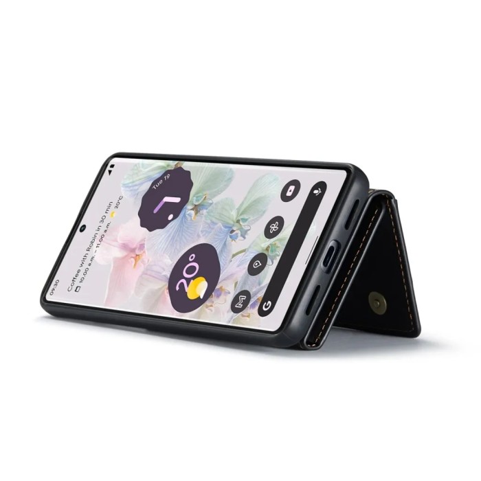 Taltech - DG.MING Google Pixel 7 Pro Plånboksfodral M2 2IN1 - Svart