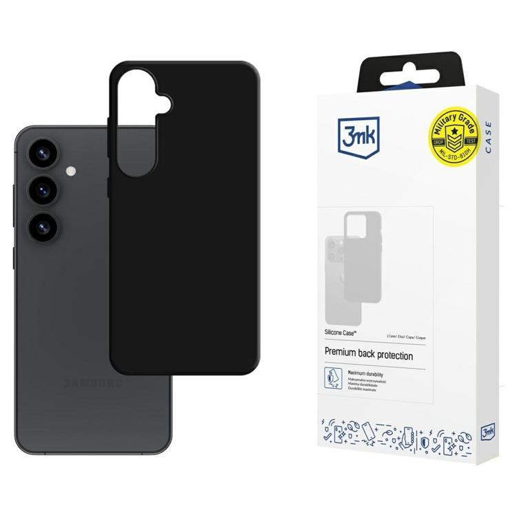 3MK Galaxy S25 Mobilskal Silikon - Svart | 2353 | AlltMobil