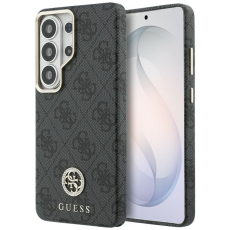Guess - Guess Mobilskal F&ouml;r Galaxy S26 Ultra MagSafe 4G Rhinestone Round Logo - Svart