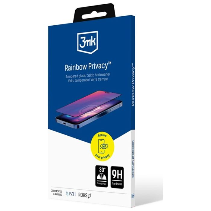 3MK - 3mk iPhone 16e Plastfilm Skärmskydd Privacy - Svart