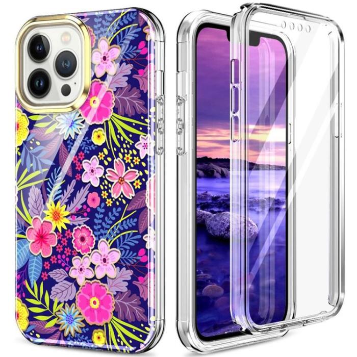 UTGATT1 - iPhone 14 Pro Max Skal 360 Marble - Rosa